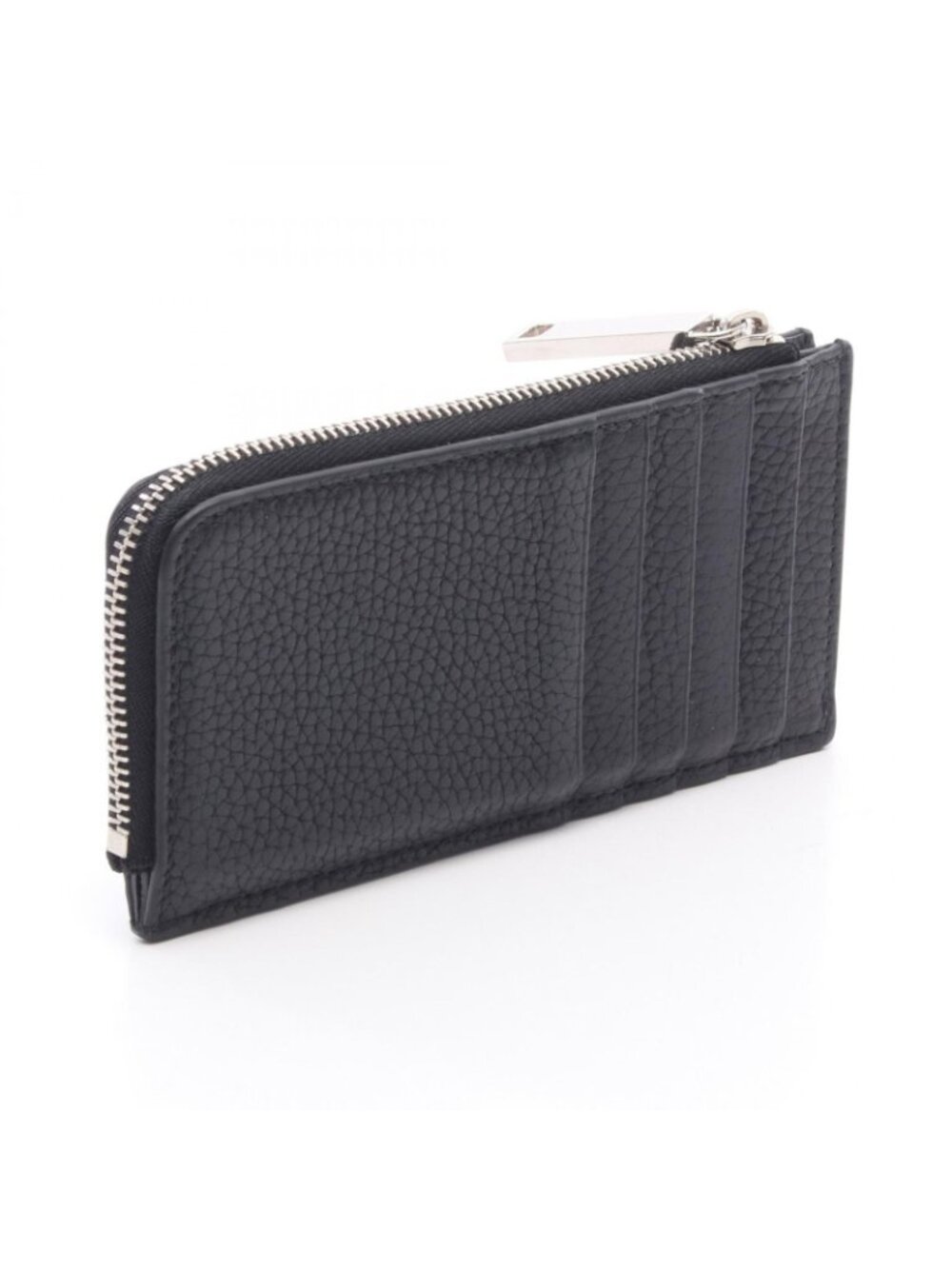 Gucci Coin Case Embossed Logo Card Black Leather - Picture 2 of 7
